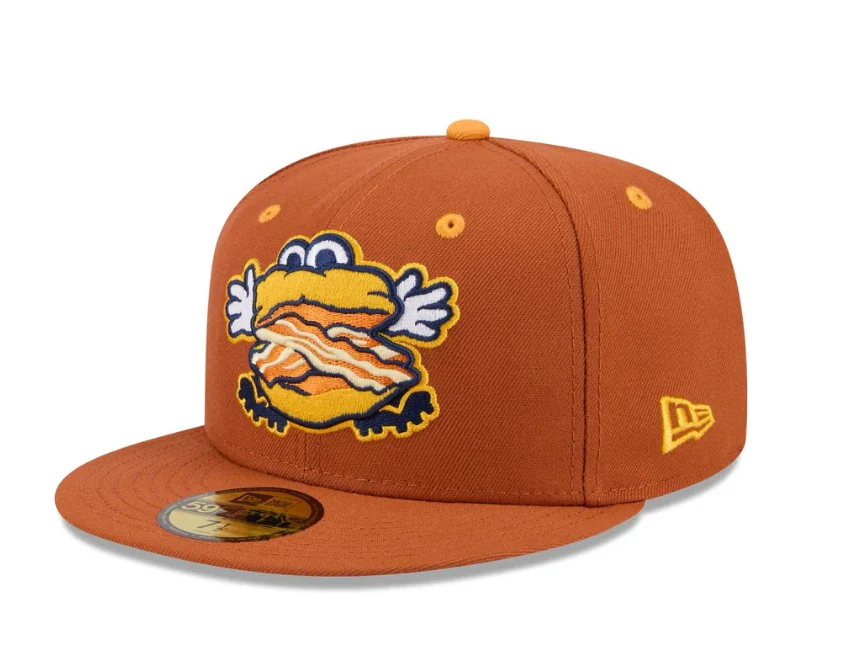 Montgomery Biscuits Bacon Theme Night New Era 59FIFTY fitted hat